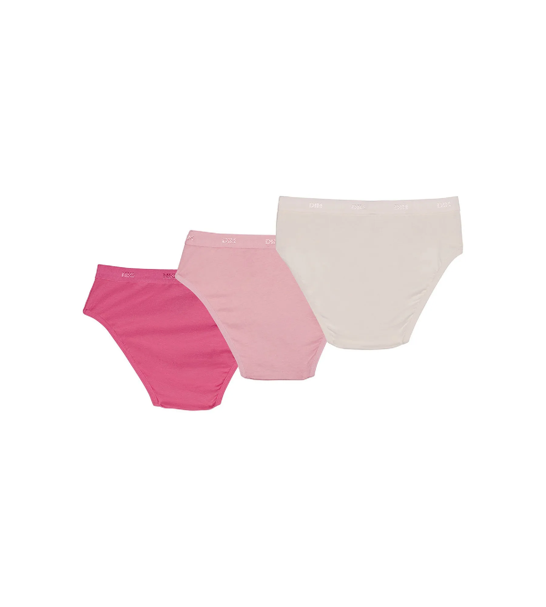 Pack of 3 pearl and pink knickers Les Pockets DIM Girl