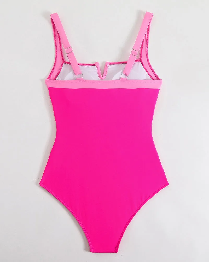 Push Up Padded One Piece Swimsuit