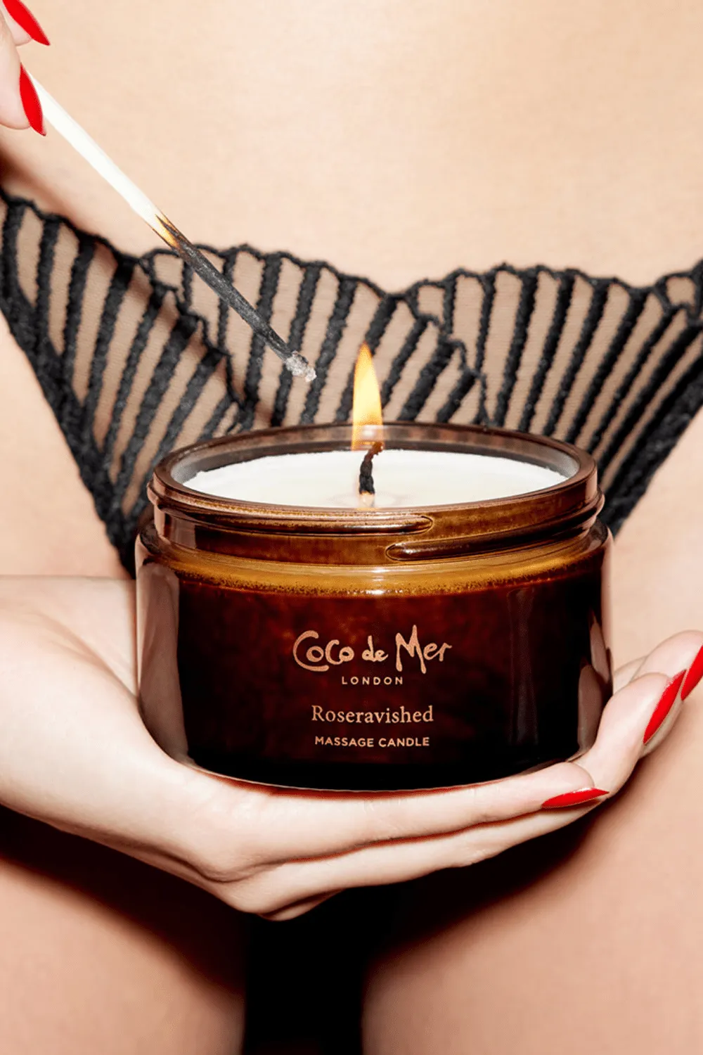 Roseravished Massage Candle