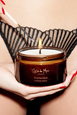 Roseravished Massage Candle
