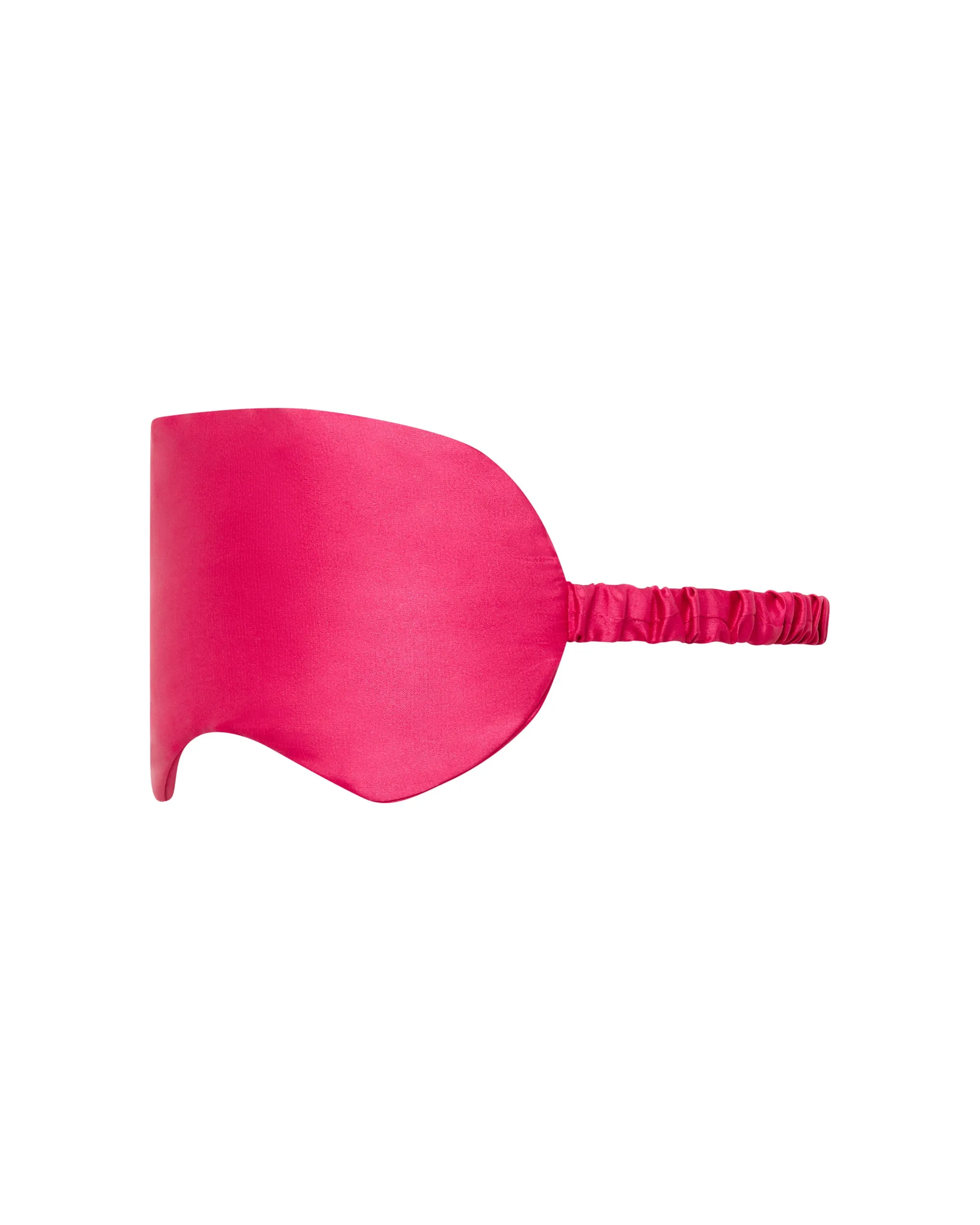 Saskia Luxury Satin Eye Mask Fuchsia Pink