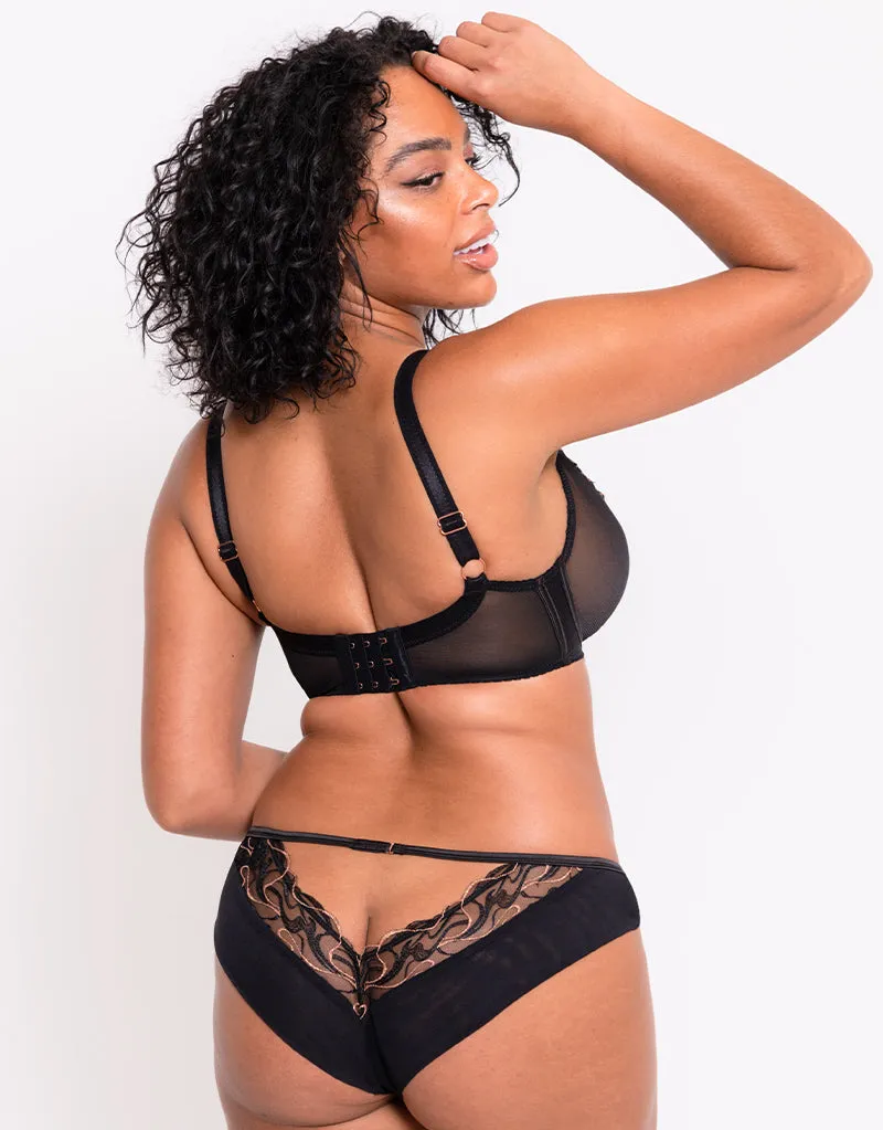 Scantilly Fascinate Plunge Bra Black