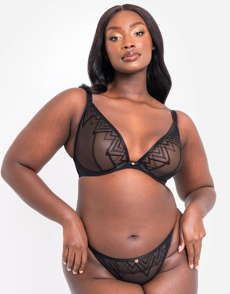 Scantilly Voltage Brazilian Brief Black