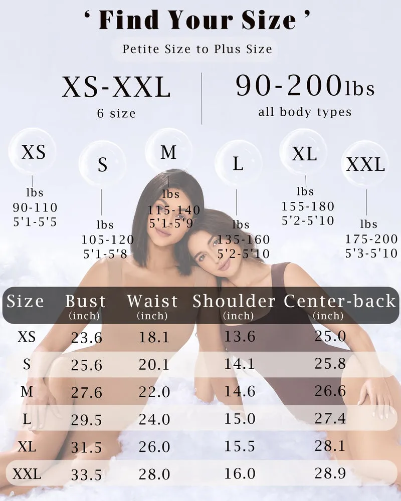Square Neck Double Lined Bodysuit (DE Only)