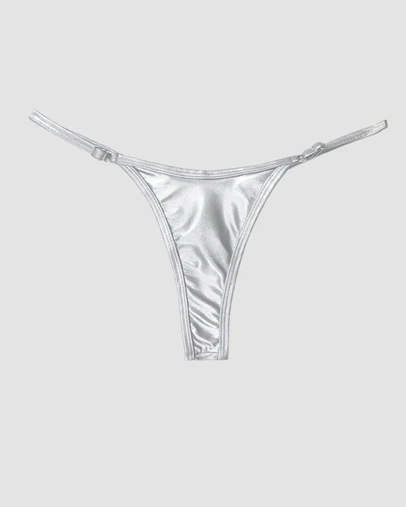 Strappy Leather Thong