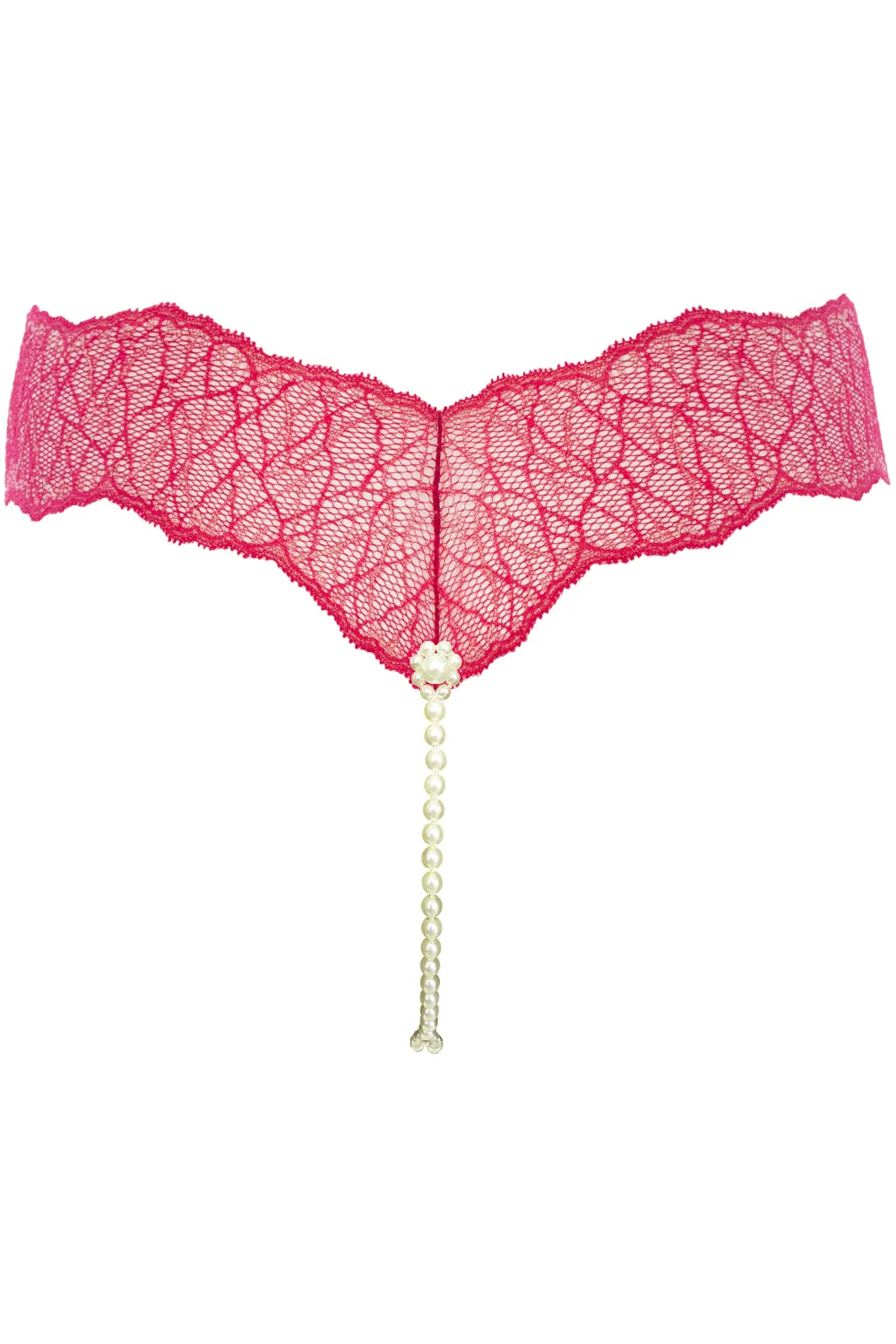 Sydney Daisy Double Pearl Thong Red