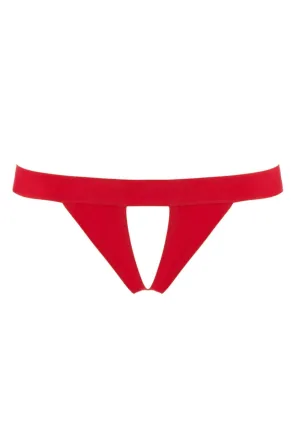 Tapage Nocturne (Red) Open Thong
