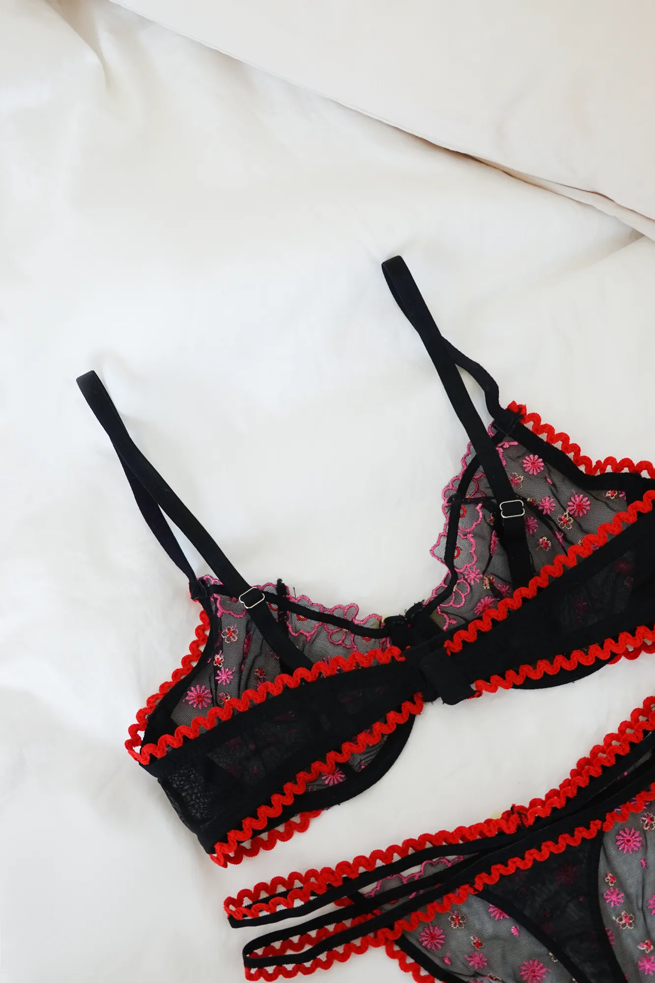 Vivid Black Lingerie