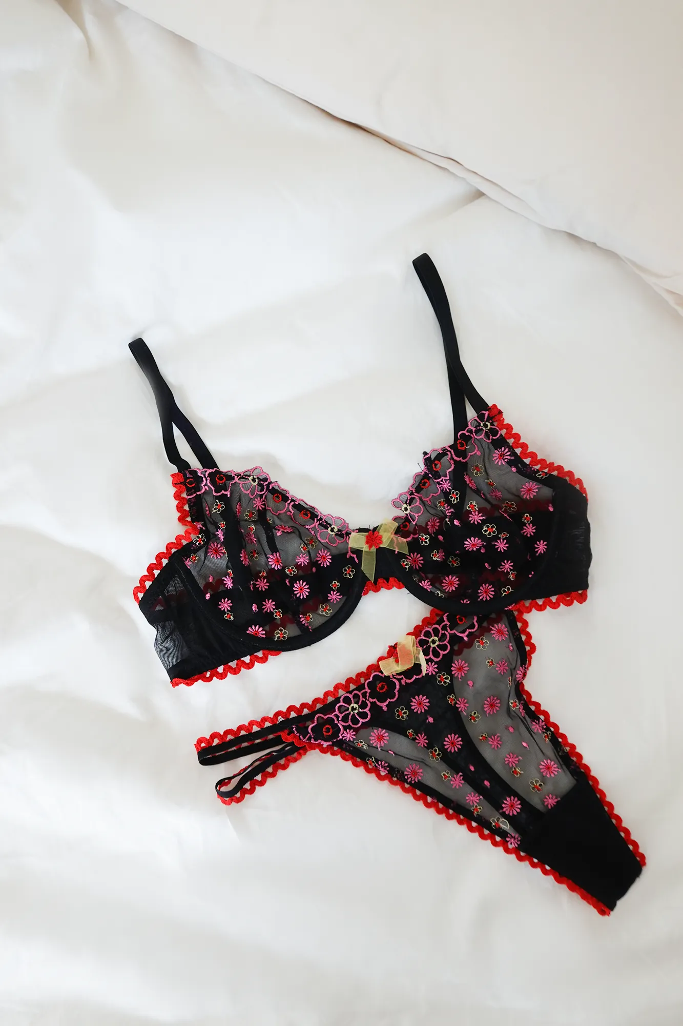 Vivid Black Lingerie
