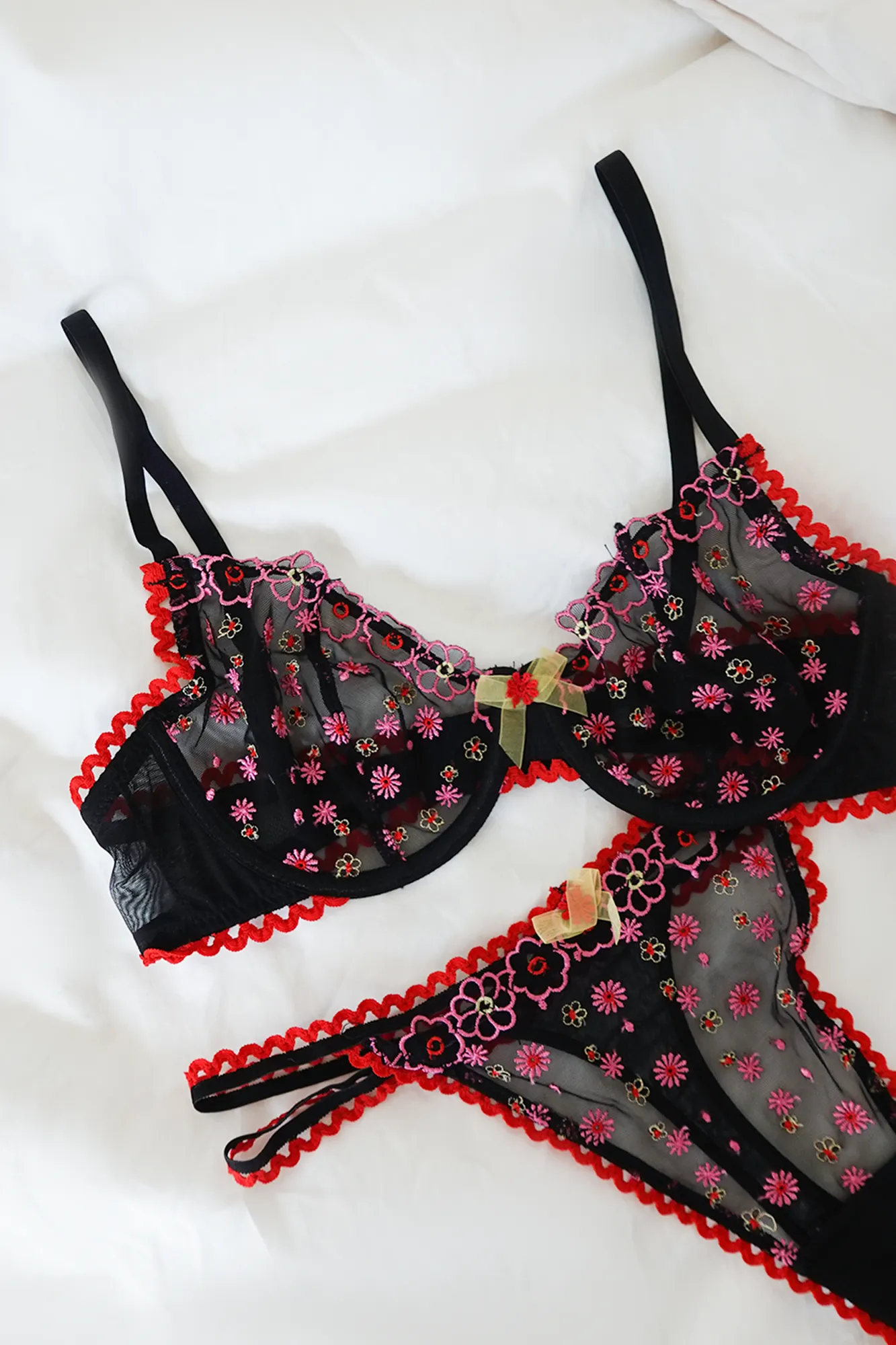 Vivid Black Lingerie