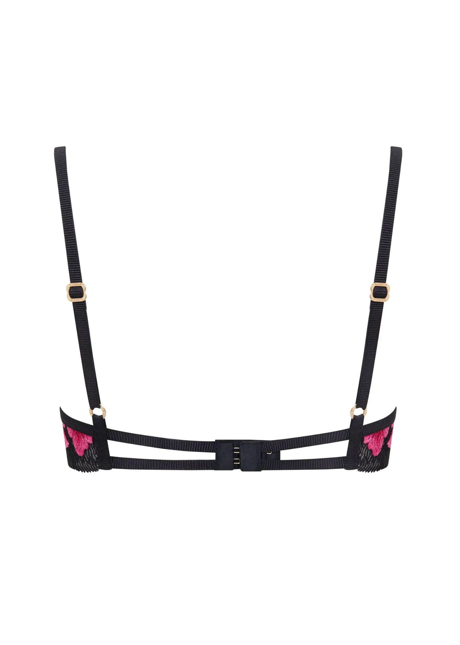 Vivienne Wired Bra (Fuchsia Pink/Red/Black)