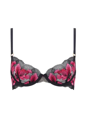 Vivienne Wired Bra (Fuchsia Pink/Red/Black)