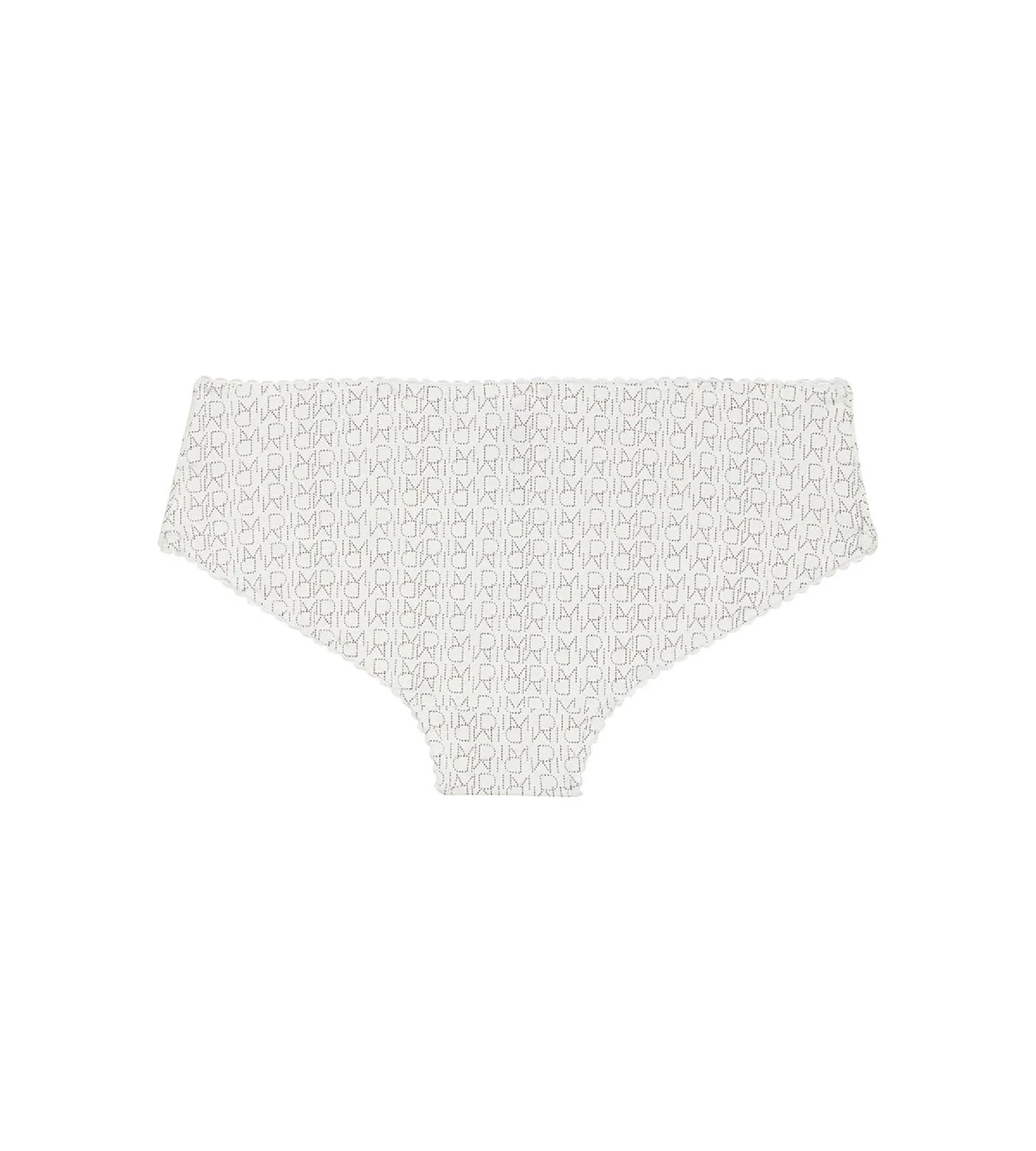 White shorty with printed logo for Girl - Dim Touch