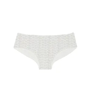 White shorty with printed logo for Girl - Dim Touch