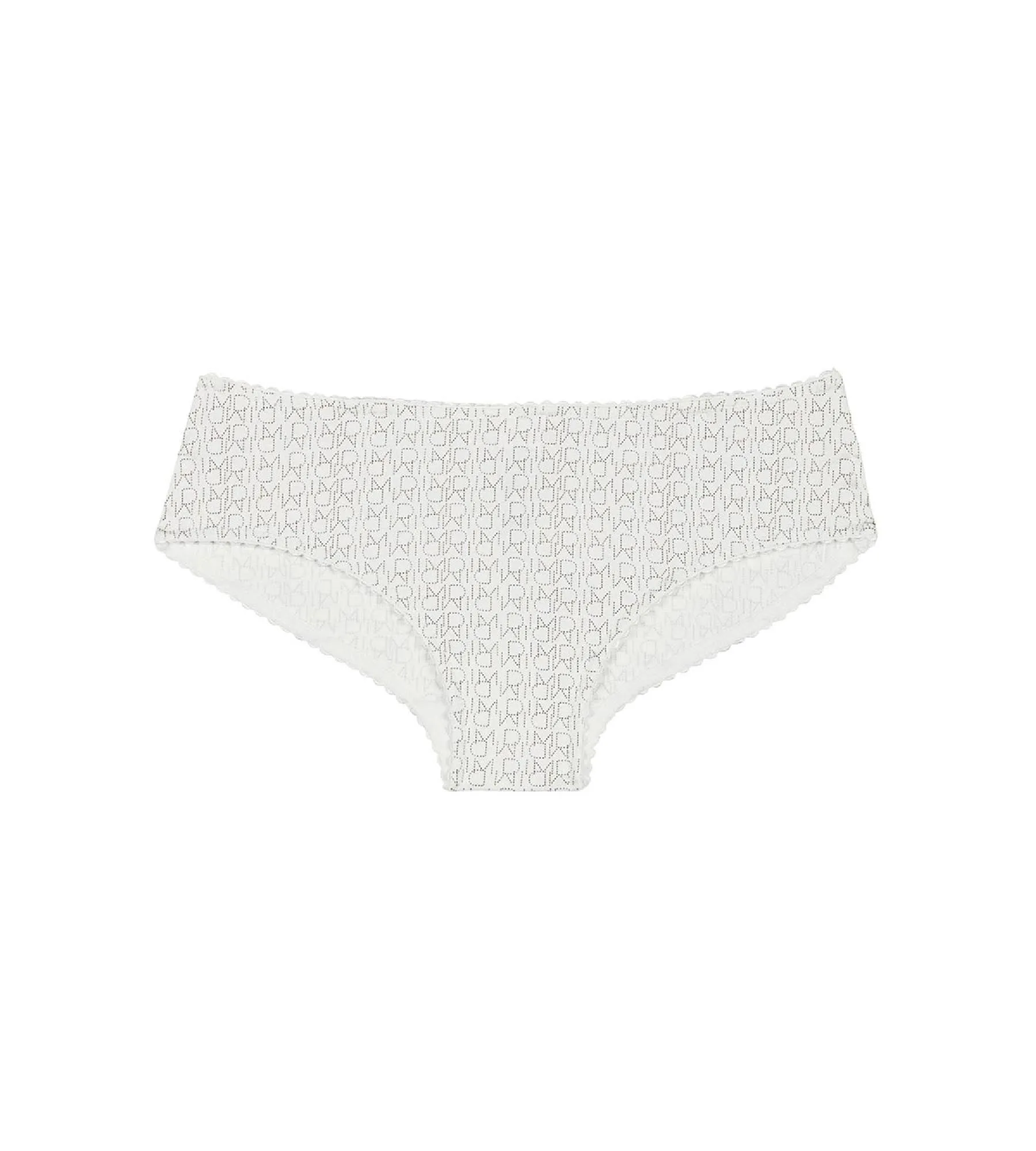 White shorty with printed logo for Girl - Dim Touch