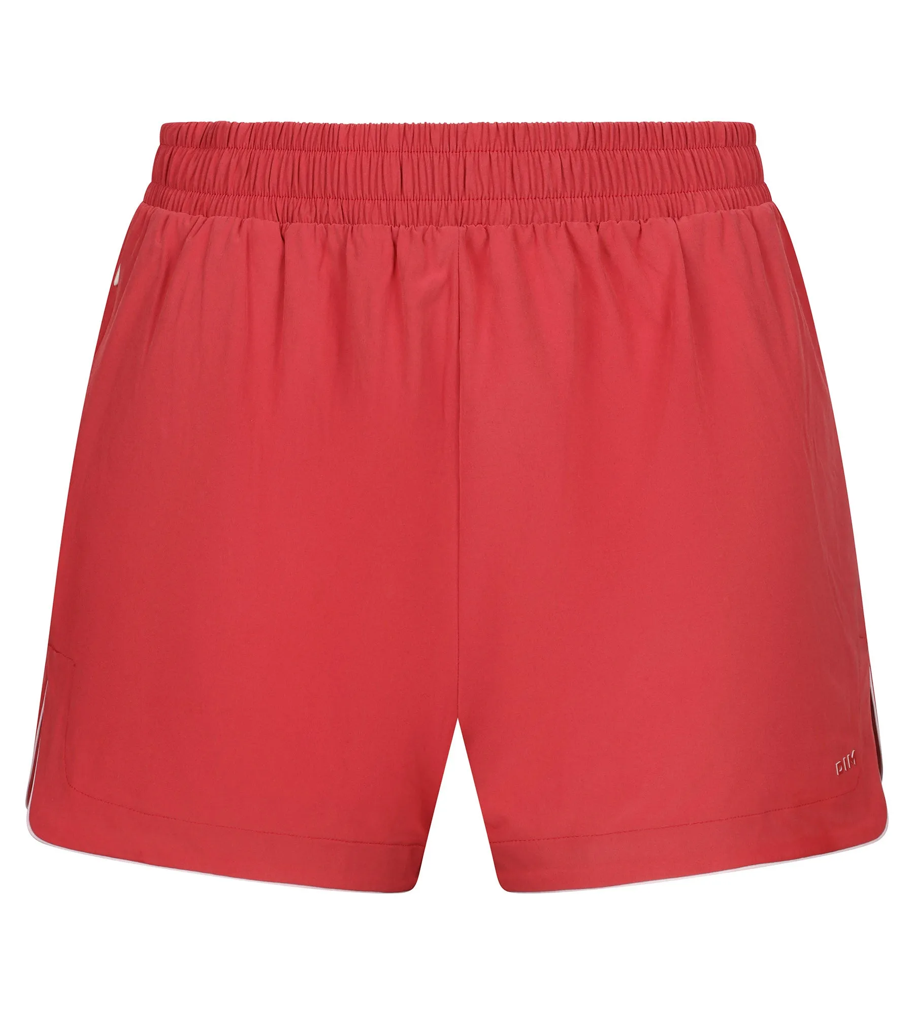 Women's sport shorts in red viscose Dim Move