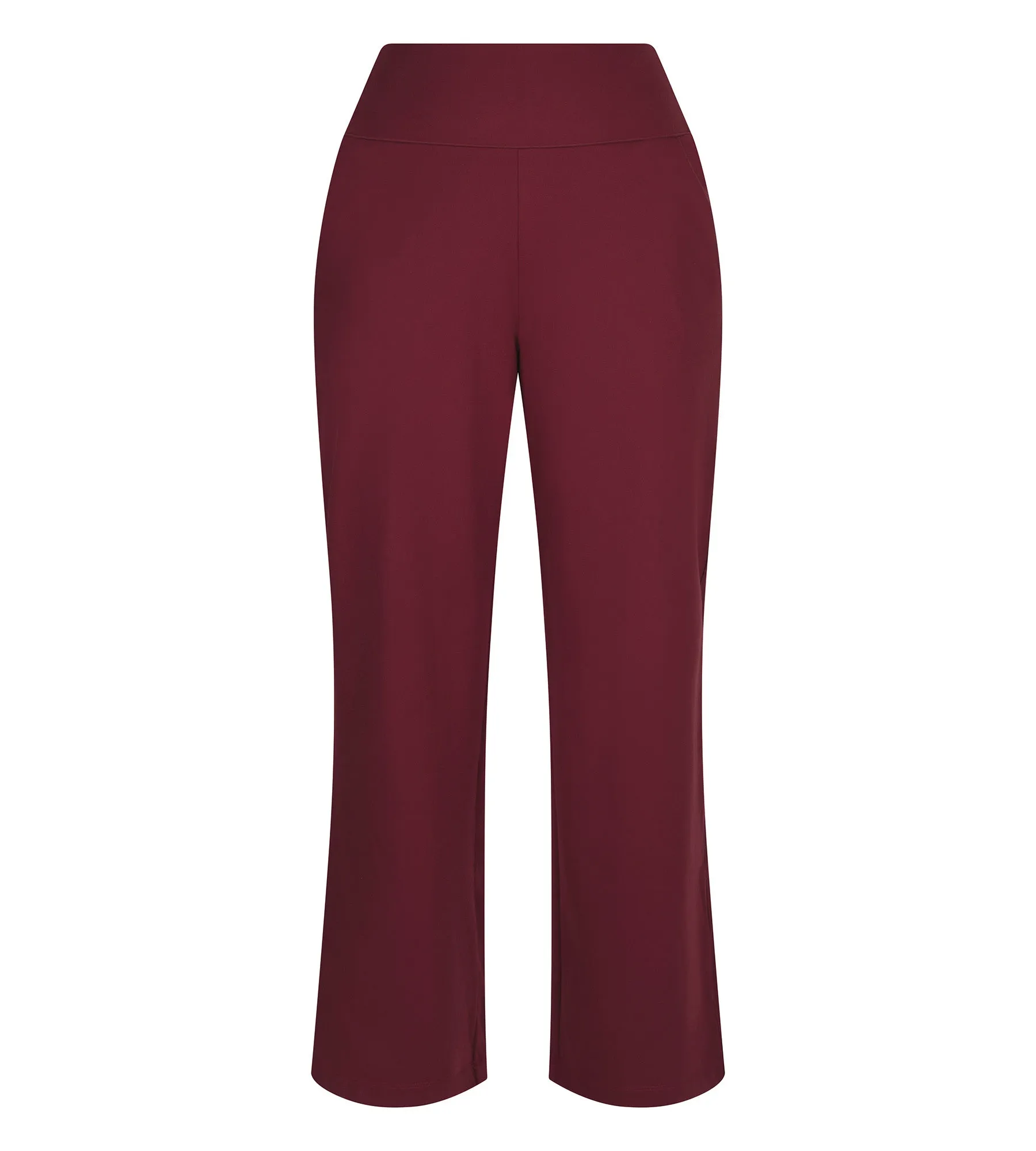 Women's stretch jersey wide-leg sports trousers Bordeaux Dim Move